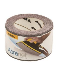 MRK9A570080 image(0) - Mirka Abrasives Abranet 9A570080 9A Series Closed Coated Grip-On Sanding Sheet Roll, 2-3/4 in W x 30 ft L, P80 Grit