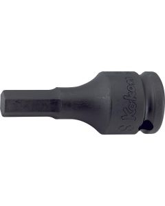 KKN13012M-52-6 image(0) - Ko-ken USA 13012M.52-6 3/8 Sq. Dr. Bit Socket 6mm Hex Length 52mm