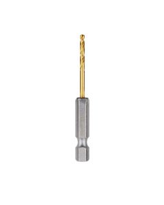 MLW48-89-4603 image(0) - Milwaukee Tool 3/32" SHOCKWAVE RED HELIX Titanium Drill Bit