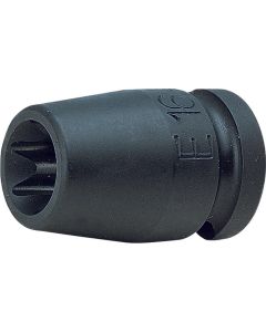 KKN14425-E18 image(0) - Ko-ken USA 14425-E18 1/2 Sq. Dr. Impact TORX E18 Socket - Length 38mm