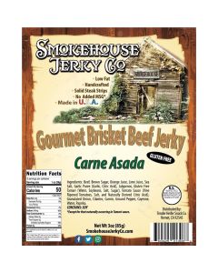 THS413088 image(0) - Tender Heifer Snack Co. Carne Asada Gourmet Beef Brisket Jerky - 3 Ounce