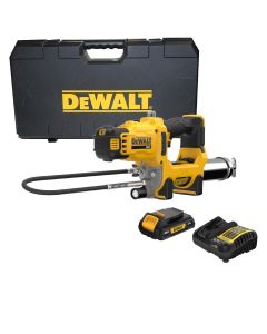 DWTDCGG581GD1 image(0) - DeWalt 20V MAX 2-Speed Grease Gun Kit