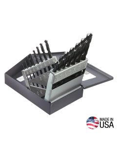 KLE53001 image(0) - Klein Tools Regular-Point Drill-Bit Set, 15-Piece