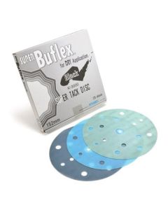 EAG1931562 image(0) - Eagle Abrasives, Inc. KOVAX Super Buflex 193-1562 Buflex Disc, 6 in, 15 Holes, 2500 Grit, Super-Tack Attachment, Blue