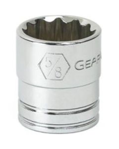 KDT80218 image(0) - GearWrench 1/4 Inch Drive 12 Point Standard SAE Socket 1/2 Inch