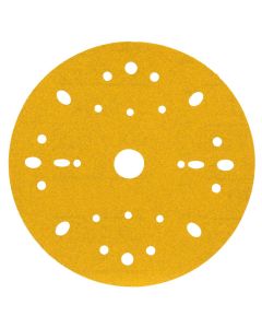 MMM09286 image(0) - 3M  Hookit Gold Abrasive Disc 09286, 240, 6-inch (150mm), Dust-Free