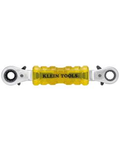 KLEKT223X4-INS image(0) - Klein Tools Lineman's Insulating 4-in-1 Box Wrench
