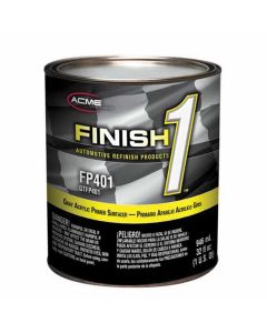 FNHFP401-4 image(0) - Finish 1 Automotive Refinish Products FP401-4 Acrylic Primer, 1 qt Can, Gray, 1:1 Mixing