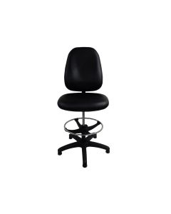 LDS1010927 image(0) - ShopSol Workbench Chair w/ vinyl seat and backrest