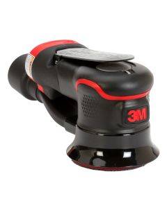 MMM33797 image(0) - 3M Pneumatic Precision Random Orbital Sander 33797, 75 mm (3 in), 2.5 mm (3/32) Orbit, Vacuum-Ready, 1/Case