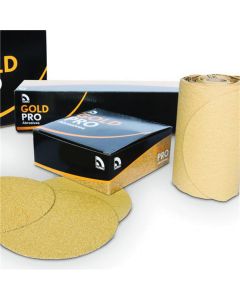 USA87105 image(0) - USC ABRASIVES Gold Pro 087105 Abrasive Sheet Roll, 2-3/4 in W x 25 yd L, P040 Grit