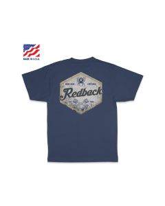RDBTS2M image(0) - Redback Boots USA Piston Hex Tee Bohemian Blue Med