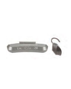 PWWP300ZU image(0) - Wegmann Automotive 3 oz Zinc Uncoated Clip-on PZU Black Series Wheel Weight (Box of 25)