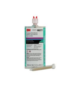 MMM8277 image(0) - 3M 08277 Fiberglass Matting Adhesive, 400 mL Cartridge, Liquid/Viscous, White/Dark Green, 24 hr Curing
