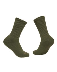 RDB0022 image(0) - Redback Boots USA Everyday Mens Crew Solid- Hemlock Green