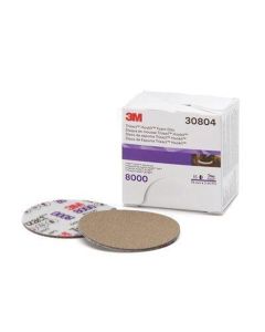 MMM30804 image(0) - 3M Trizact 30804 443SA Series Abrasive Disc, 3 in Dia, P8000 Grit, Hook and Loop, Gray