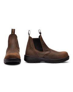 RDBBTF6 image(0) - Redback Boots USA Blue Tongue Station 6-inch Brown  Slip On (6US)