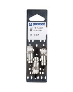 PRVERP076251P3 image(0) - Prevost ERP 076251P3 High Flow Interchange Parallel Plug on Plate, 1/4 in, Tapered MNPT, Treated Steel