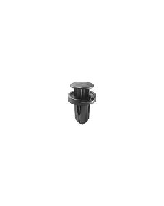 AVCAP19246 image(0) - AUVECO AP19246 Push-Type with Drive Pin Type 4 Bumper Retainer, 18 mm Dia Head x 15 mm L Stem, Nylon, Black