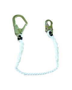 SRWV8151206 image(0) - PeakWorks Restraint Lanyard with 5/8" Rope - Snap & Form Hooks - 6 FT