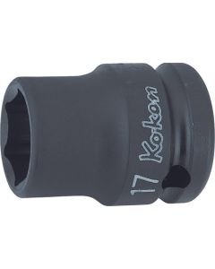 KKN14401A-1-4 image(0) - Ko-ken USA 14401A-1/4 1/2 Sq. Dr. Socket 1/4 6 point Length 38mm Thin walled
