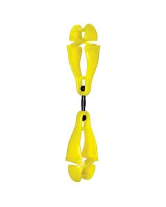 ERG19419 image(0) - Ergodyne 3420 Lime Swivel Glove Clip Holder - Dual Clips