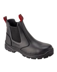 FSIA8050-6M image(0) - Avenger Builder Series - Women's Mid Top Work Boot - Steel Toe - ST | EH | SR - Black - Size: 6M