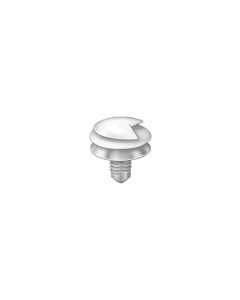 AVCAP10621 image(0) - AUVECO AP10621 Triple Head Type 12 Door Trim Panel and Headliner Retainer, 11/16 in Dia Top Head, Nylon, White