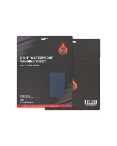 HITFSWD800PJP image(0) - High Teck Products (5 pcs pack) 9"X11" WATERPROOF SANDING SHEET P800