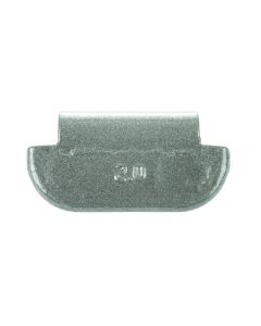 PWWTALZ040 image(0) - Wegmann Automotive 4oz Heavy-Duty Zinc Coated Clip-on TALZ Series  Wheel Weight (Box of 25)
