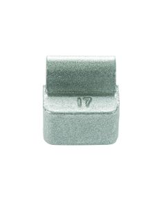 PWWI7Z025 image(0) - Wegmann Automotive 2.5oz Heavy-Duty Zinc Coated Clip-on I7Z Series  Wheel Weight (Box of 25)