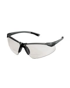 SRWS74203 image(0) - Sellstrom Safety Glasses - XM340RX Series - Clear Lens - Smoke/Smoke Frame - Hard Coated - 2.0 Magnification