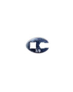 KTI22312 image(0) - K Tool International Wrench 3/8 Inch Flare Nut Crowfoot 6 Point 3/8 Drive