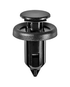 AVC21173 image(0) - AUVECO 21173 Push-Type with Drive Pin Bumper and Splash Shield Retainer, 20 mm Dia Head, Nylon, Black