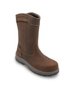 FSIA8214-6-5B image(0) - Avenger Work Boots Framer MAX Wellington - Women's - CT|EH|WP|SR|SF - Brown - Size: 6.5 - B - (Medium)