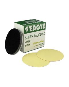 EAG7301500 image(0) - Eagle Abrasives, Inc. KOVAX Yellow-Film 730-1500 Abrasive Disc, 3 in, 1500 Grit, Super-Tack Attachment, Yellow