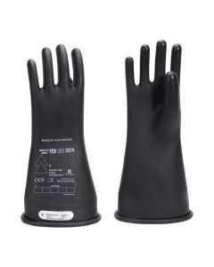 OBRRG-B-C1-R14-8 image(0) - Oberon Gloves - Rubber Electrical - Class 1 - Length: 14" -  Rolled Cuff - Size: Regular - 8