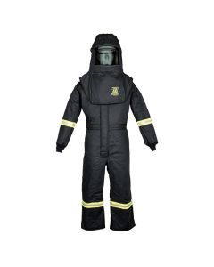 OBRTCG4A-4XL image(0) - OBERON Suit Kit - Arc Flash - 40 Cal TCG - Comes with Hood and Coveralls - Color: Black - Size: 4XL