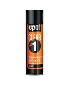 UPO0796 image(0) - U Pol Products UP0796 CLEAR#1 UV Resistant Clear Coat, 450 mL, High Gloss