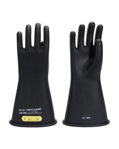 OBRRG-B-C2-R14-11 image(0) - Oberon Gloves - Rubber Electrical - Class 2 - Length: 14" -  Rolled Cuff - Size: X-Large - 11