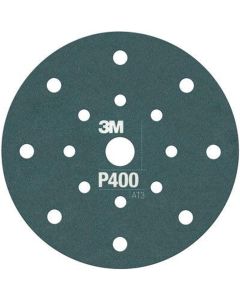 MMM34802 image(0) - 3M 34802 270J Series Flexible Dust Free Abrasive Disc, 6 in Dia, P800 Grit, Hook and Loop, Brown