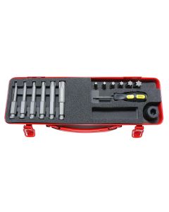 KKN14210T image(0) - Ko-ken USA 14210T 1/2 Sq. Dr. Bit + Bit Holder Set TORX T30-T60  14 pieces
