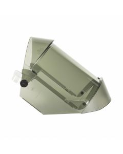 OBR21AGR12AFA8500 image(0) - OBERON Face Shield - Arc Flash - 12 Cal TCG - With Hard Hat Adapters - MSA V-Guard Hard Caps (Size Medium) - Lens Color: Clear Grey Anti-Fog