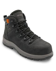 FSIA8213-6-5B image(0) - Avenger Work Boots Framer MAX Mid - Internal MET - Women's - CT|EH|PR|WP|Mt|SR|SF - Black - Size: 6.5 - B - (Medium)