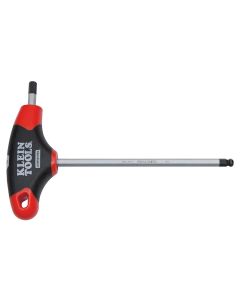 KLEJTH6E08BE image(0) - Klein Tools 1/8-Inch Ball-End Hex Key, Journeyman&trade; T-Handle, 6-Inch