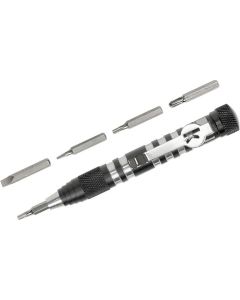 KERTXTOOL image(0) - Kershaw TX Tool Multi-Function Magnetic Bit Driver - Silver/Gray