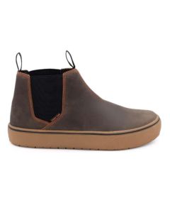 FSIAW7100-7D image(0) - AIRWALK VENICE - Men's Leather Chelsea Slip On - CT|EH|SF|SR - Buffalo Crazy Horse / Gum - Size: 7 - D - (Regular)