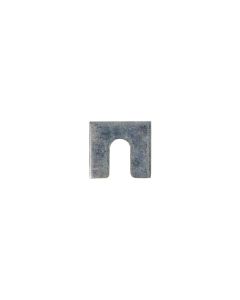 AVCAP3156 image(0) - AUVECO AP3156 Shim, 1/8 in THK x 3/8 in Slot x 1-1/4 x 1-1/8 in, Zinc