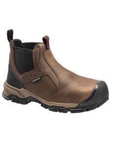 FSIA7340-14M image(0) - Avenger Work Boots Ripsaw - Men's Mid-Top Slip-On Boots - Aluminum Toe - IC|EH|SR|PR - Brown/Black - Size: 14 - D - (Regular)