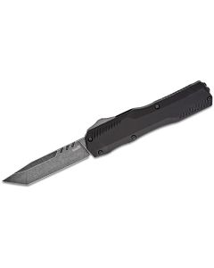 KER9000T image(0) - Kershaw Livewire Tanto Out-The-Front Automatic OTF internal Lock  Tanto Blade EDC Folding Knife - Black - $1000 Min Vendor Direct Auto Knives Only. Cannot Ship to CA, CT, DE, MN. Contact Sales Rep.